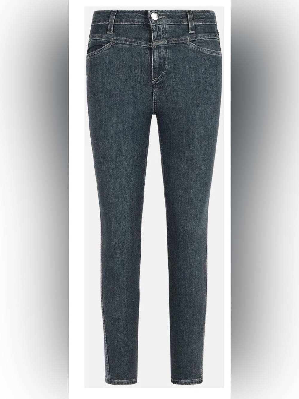 CLOSED Skinny Pusher Black Skinny Jeans Size 29 Made in Italy Stretch Denim